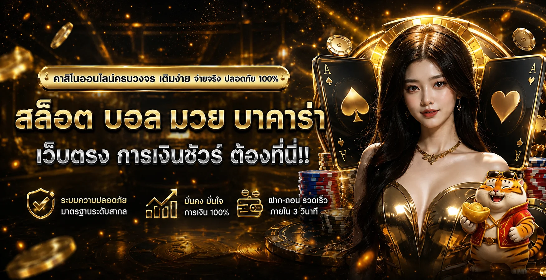 แบนเนอร์ UFA020 รวมสล็อต คาสิโน กีฬา และหวย